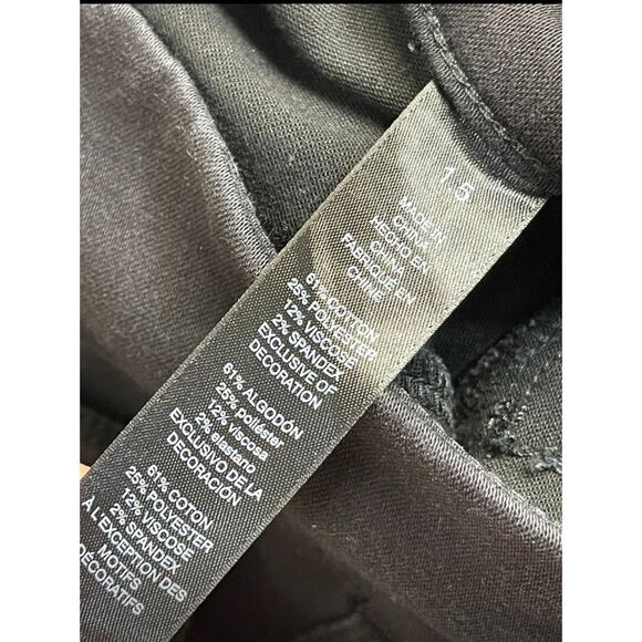 Chico the so slimming jegging trouser womens sz 1.5 high rise black pants - Picture 10 of 12